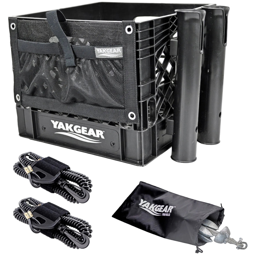 YakGear Kayak Angler Gear Crate Kit - 6 pc.