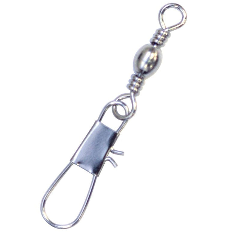 Eagle Claw Nickel Barrel Swivels w/ Interlock Snap