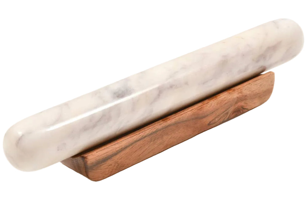 Verve Marble Rolling Pin w/ Base - 14.25"