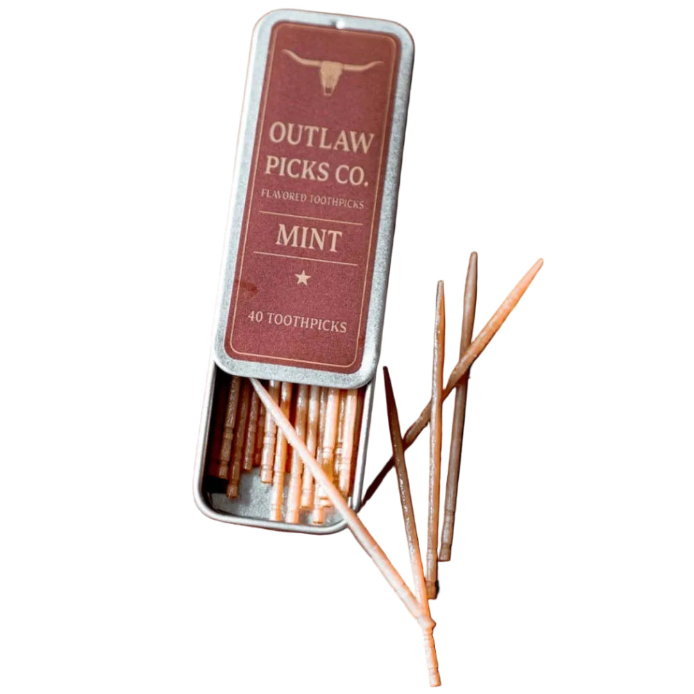 Outlaw Picks Oil-Infused Flavored Toothpicks - 40 pc.