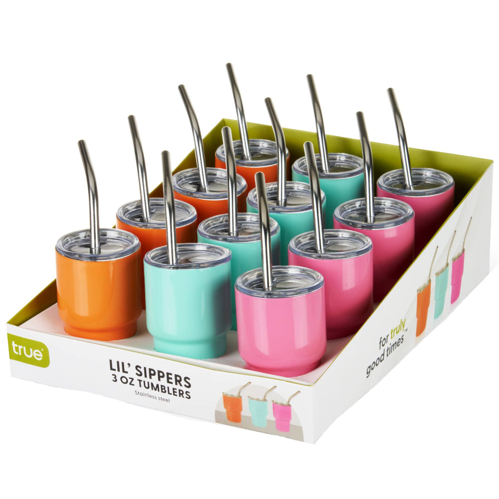 TRUE Lil' Sipper Miniature Stainless Steel Shot Cup - 3 oz.