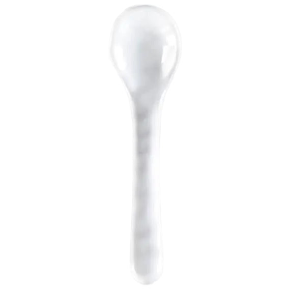 Q Squared Melamine Ruffle Tasting Spoon - 4.65"