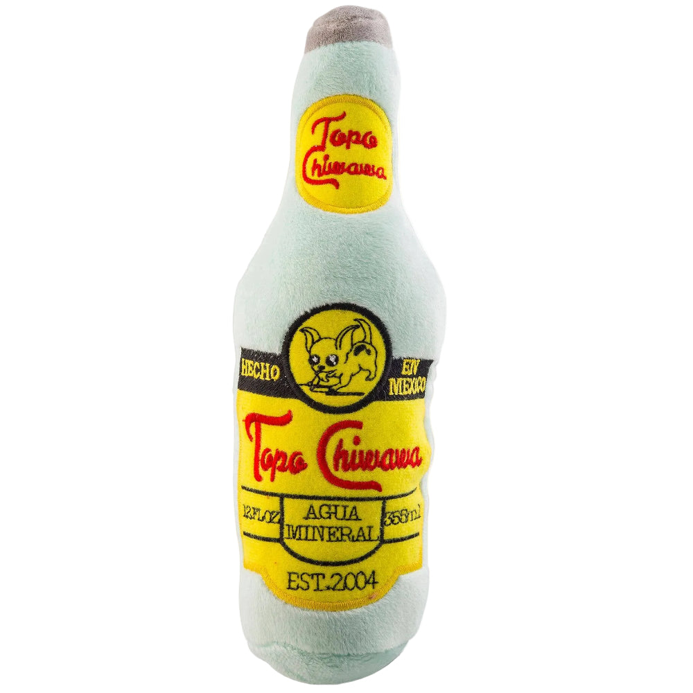 "Topo Chiwawa" Plush Bottle Dog Toy - 8"