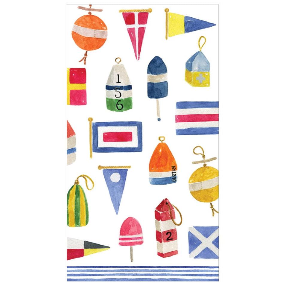 Caspari Nantucket Nautical Paper Napkins