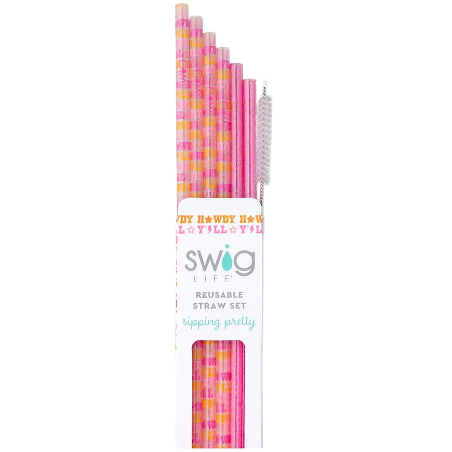 Swig Reusable Straw & Cleaner Set - 7 pc.