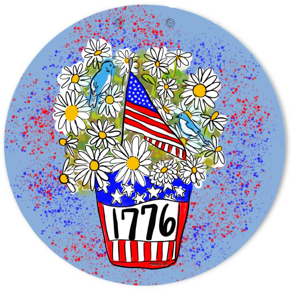 Baxter & Me 1776 Patriotic Door Hanger - 23"