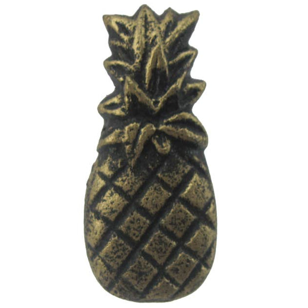 CB Home Gold Cast Iron Pineapple Drawer Pull - 2.5" x 1.3"