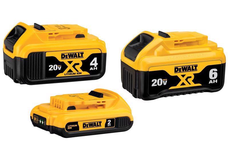 DeWalt 20V MAX Lithium-Ion Batteries - 1.5Ah to 10Ah