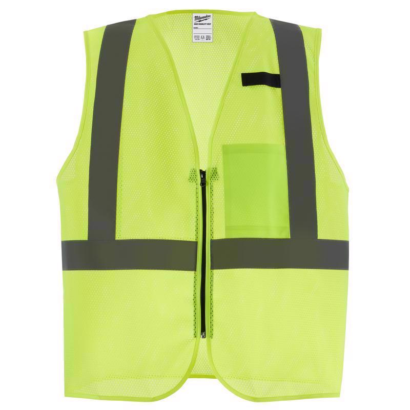 Milwaukee CSA High-Vis R/2 Yellow Safety Vest (2XL/3XL)