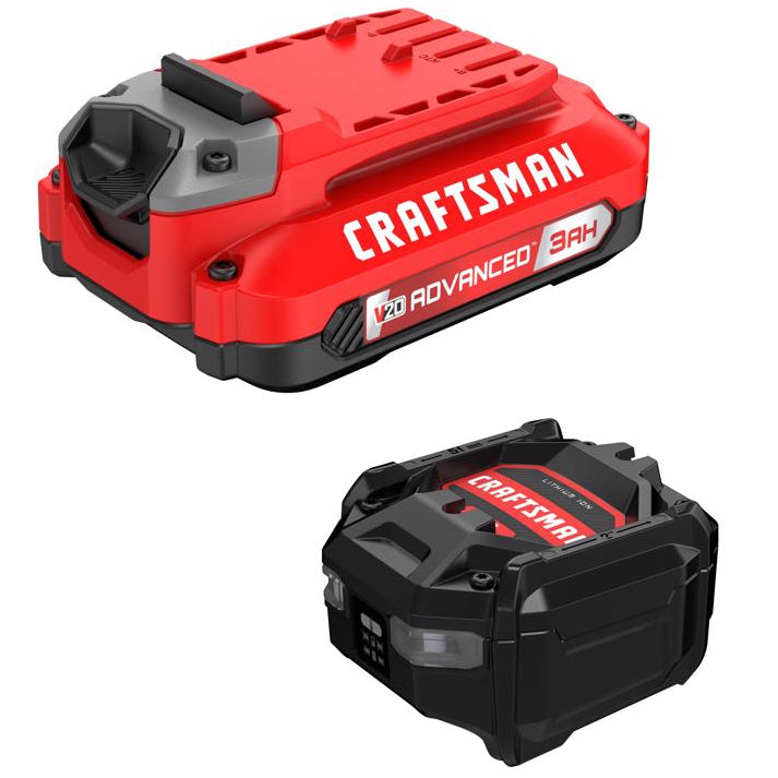 Craftsman V20 3Ah Advanced Lithium-Ion Battery & Charger Kit