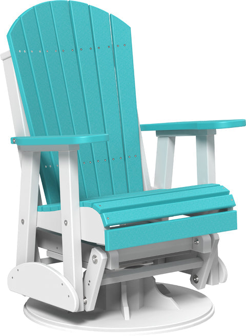LuxCraft Polywood Adirondack 2' Swivel / Glider Chair