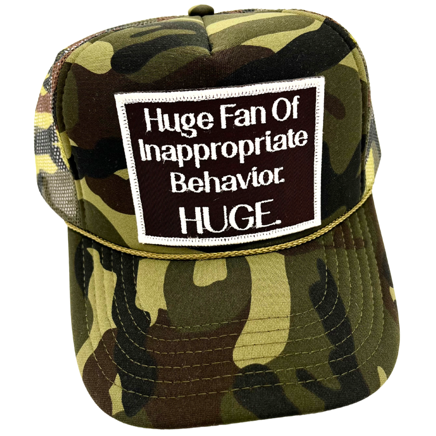 Billie Jane's Funny Embroidered Patch Mesh-Back Trucker Hats