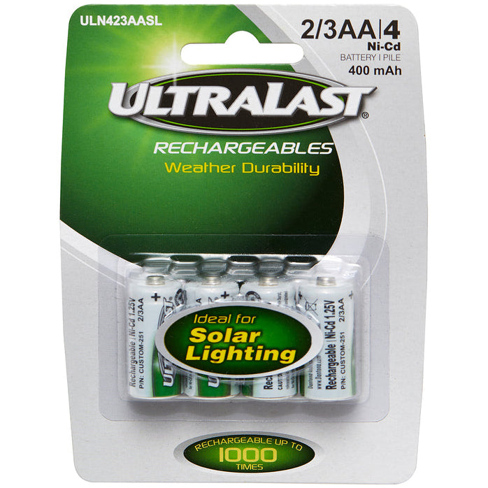 UltraLast 1.2V Rechargeable Batteries - 2 pc. & 4 pc.