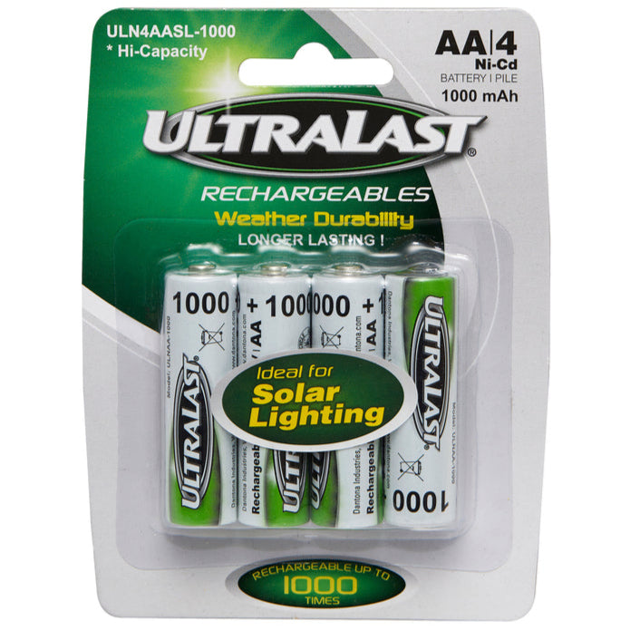 UltraLast 1.2V Rechargeable Batteries - 2 pc. & 4 pc.