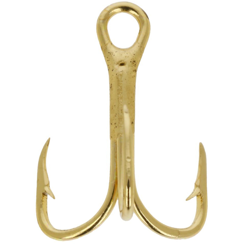 Eagle Claw Gold 2x Treble Hooks