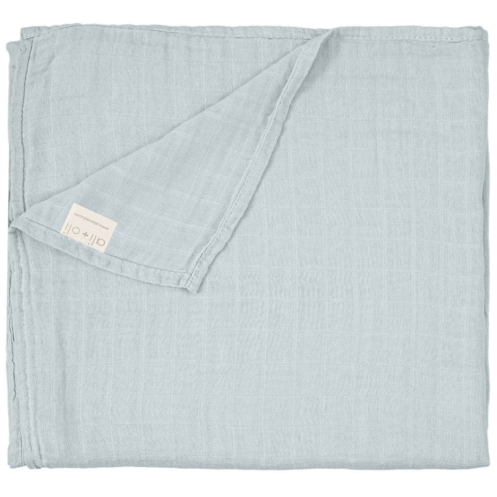 Ali + Oli Bamboo Muslin Baby Swaddling Blanket - 47" x 47"