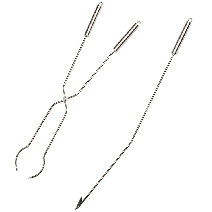 Solo Stove Stainless Steel Log Grabber & Poker Set - 2 pc.