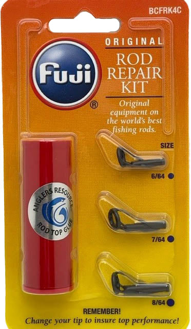 Fuji Original Tip Top Rod Repair Kit - 3 pc. (w/ Glue)