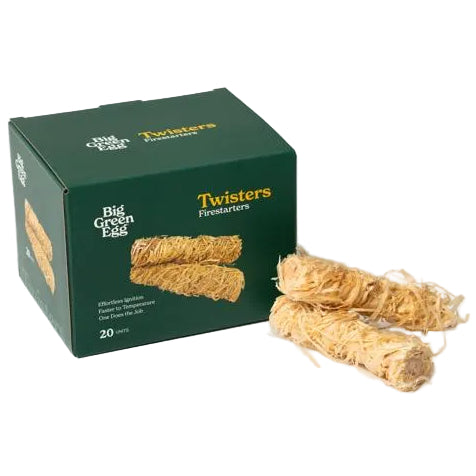 Big Green Egg "Twisters" Wood Fiber Firestarters - 20 pc.