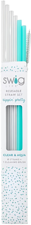 Swig Reusable Straw & Cleaner Set - 7 pc.