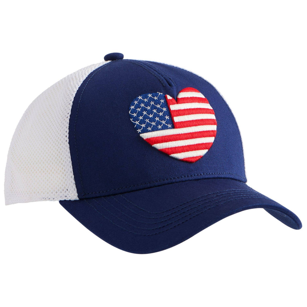 Shiraleah Mesh-Backed Embroidered Trucker Hats
