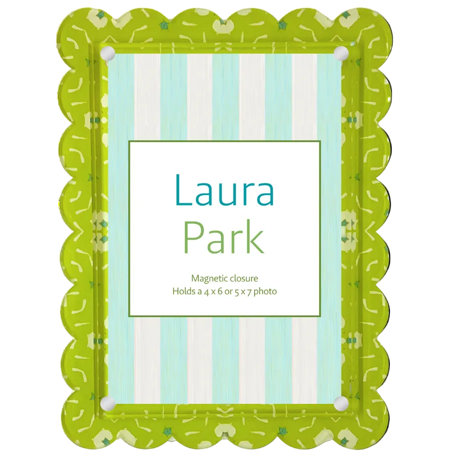 Laura Park Acrylic Scalloped Dorset Garden Picture Frame