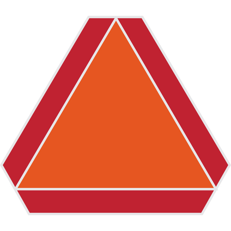 Hillman Hi-Vis Slow Moving Vehicle Safety Sign - 14" x 16"