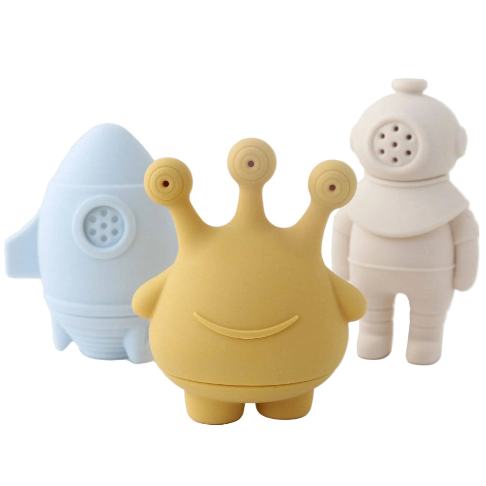 Ali + Oli Silicone Baby Bath Toy Sets - 3 pc.