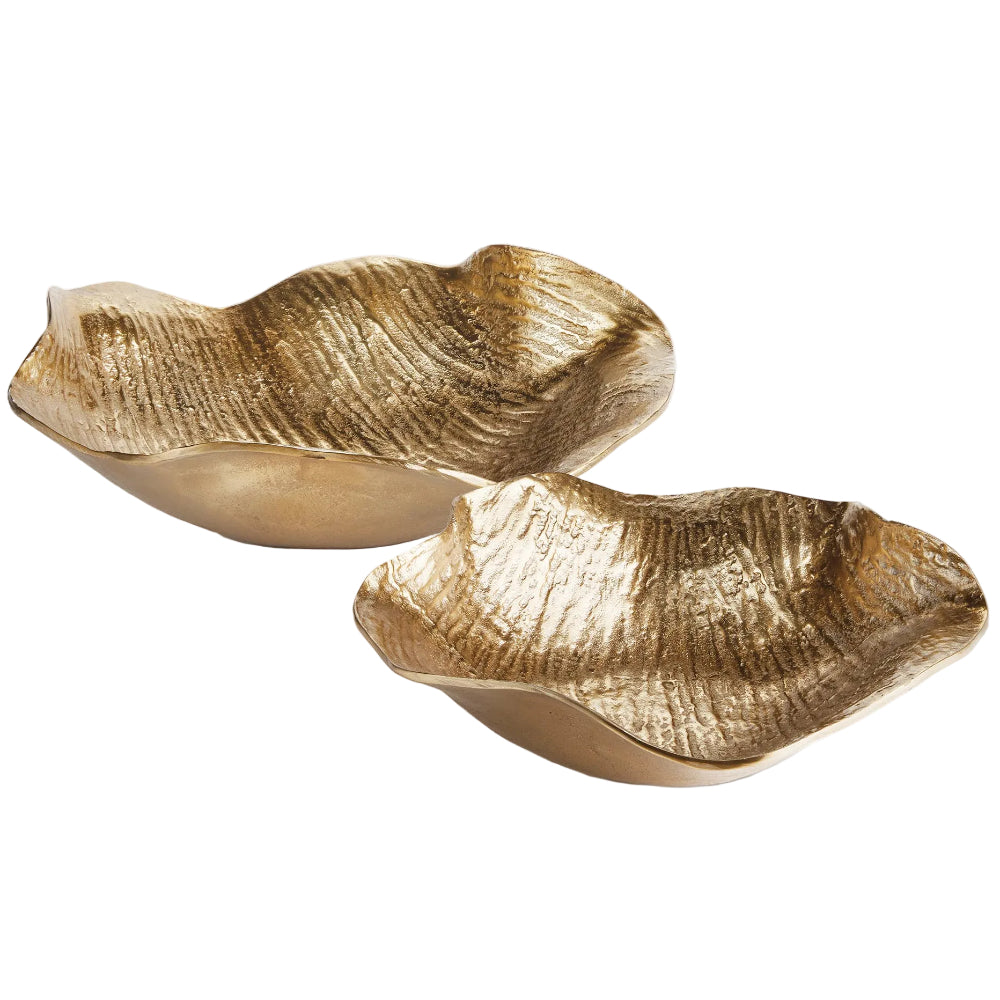 Napa Clarice Gold Cast Aluminum Bowl - 13" & 16"