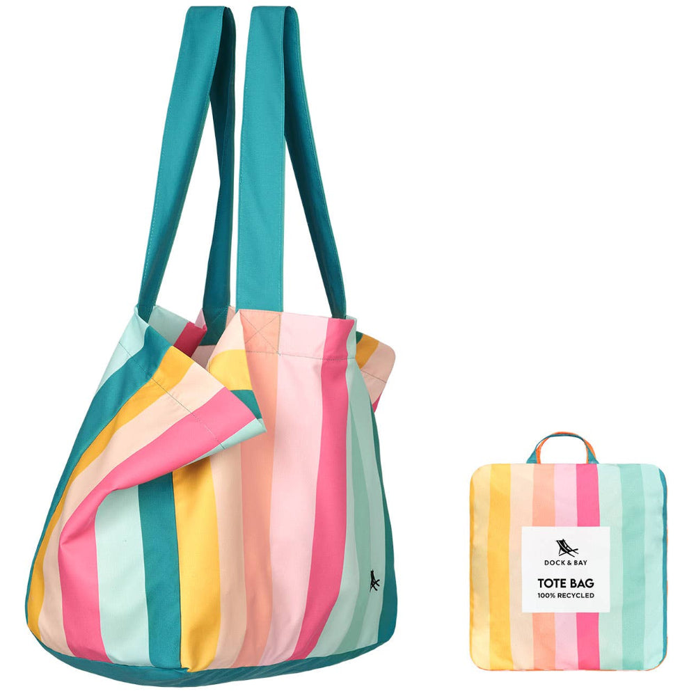 Dock & Bay Foldaway Shopping Totes - 15" x 7"