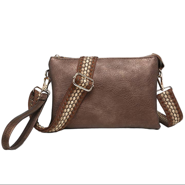Jen & Co. Izzy Vegan Leather Crossbody Bag