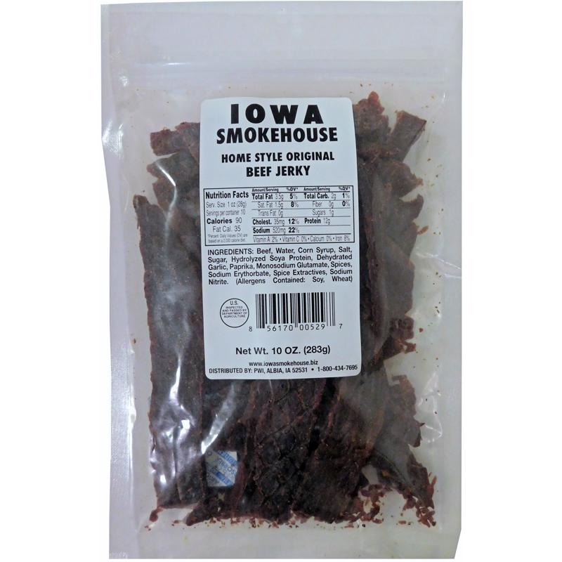 Iowa Smokehouse Homestyle Beef Jerky - 5 oz. to 10 oz.