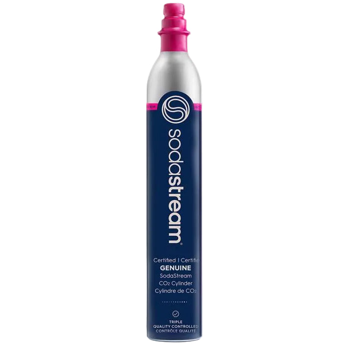 GENUINE Refilled SodaStream CO2 Canisters - 60L (Blue or Pink Label)