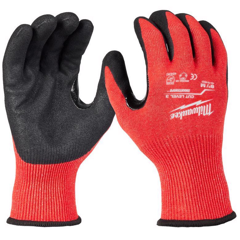 Milwaukee Smartswipe Cut Level 3 Work Gloves (Medium)