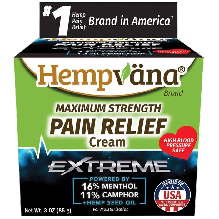 Hempvana Extreme Cooling Pain Relief Cream - 3 oz.