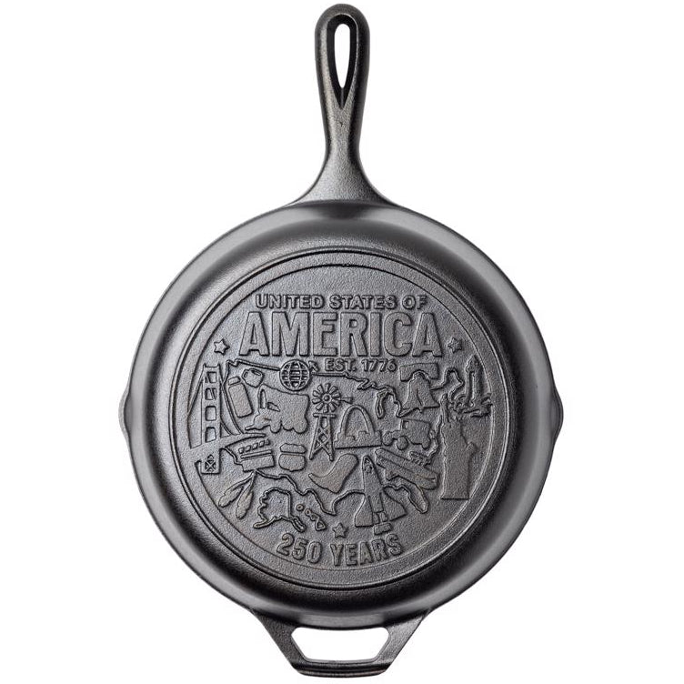 Lodge Cast Iron America Semiquincentennial (250th) Skillets - 10.25" & 12"