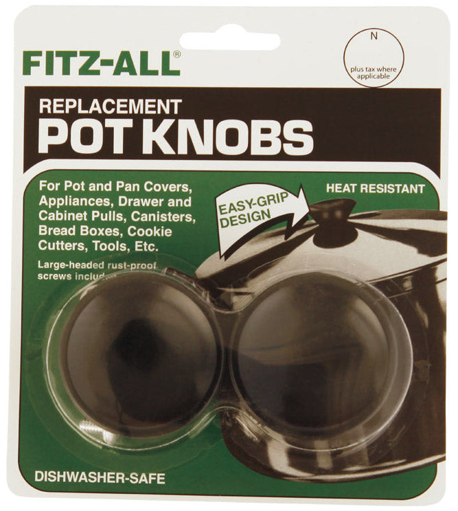 Fitz-All Plastic Replacement Pot & Pan Knobs - 2 pc.