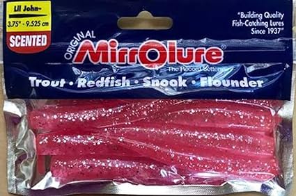 Mirrolure 3.75" Lil' John Scented Soft Lures - 8 pc.