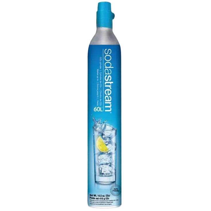 GENUINE Refilled SodaStream CO2 Canisters - 60L (Blue or Pink Label)