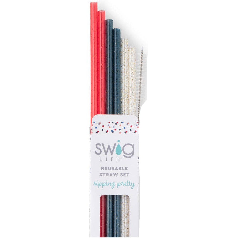 Swig Reusable Straw & Cleaner Set - 7 pc.