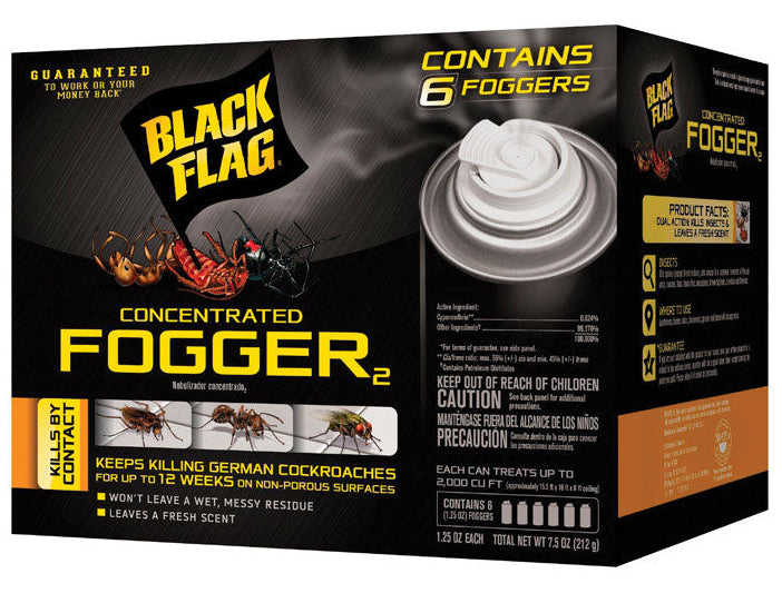 Black Flag Concentrated Insect Fogger - 6 pc. (1.25 oz. ea.)