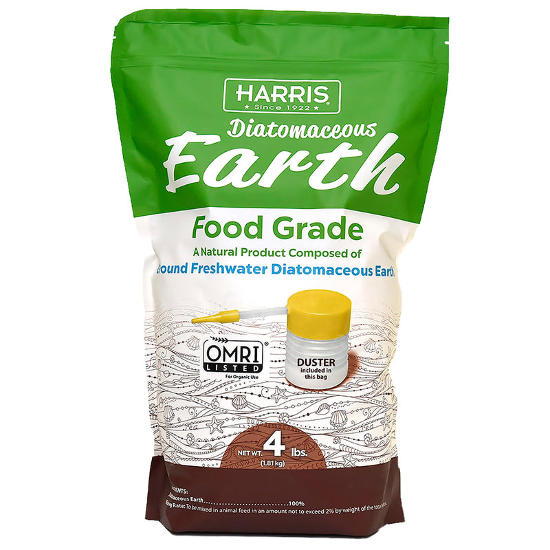 Harris Food Grade Diatomaceous Earth (DE) Feed Supplement - 4 lb. & 10.5 lb.