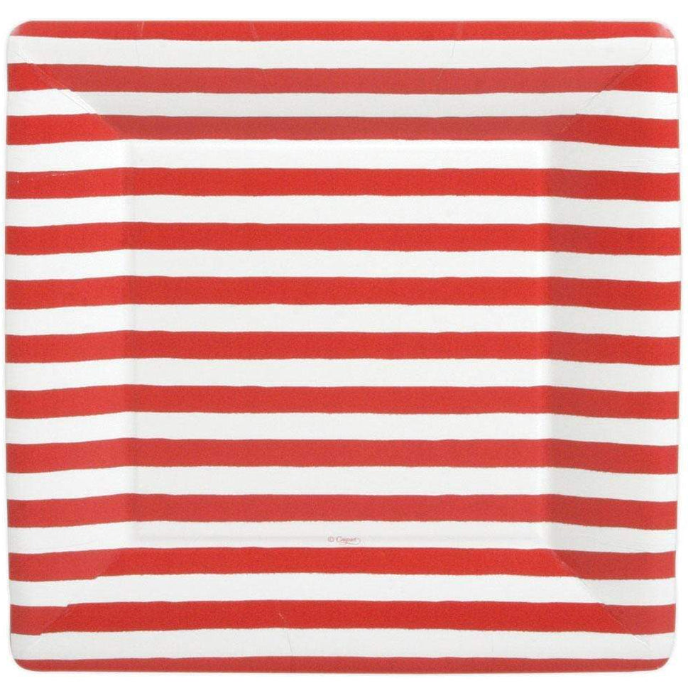 Caspari Square Paper Plates - 8 pc.