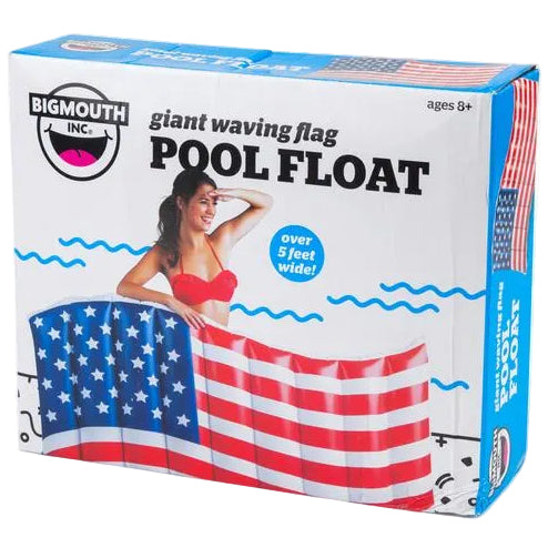 BigMouth Inflatable Vinyl American Flag Pool Mat - 40" x 65"