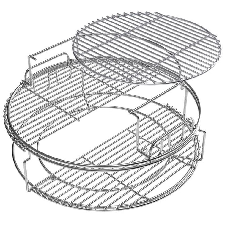 Big Green Egg Stainless Steel EGGspander Complete Kit (for Large & XL) - 5 pc.