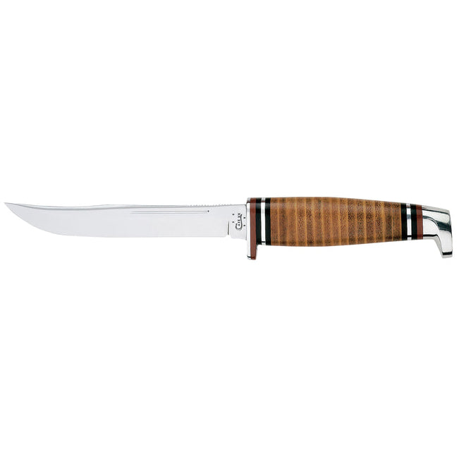 Case Stainless Steel Fixed Blade Leather Hunter Knife - 9.5"
