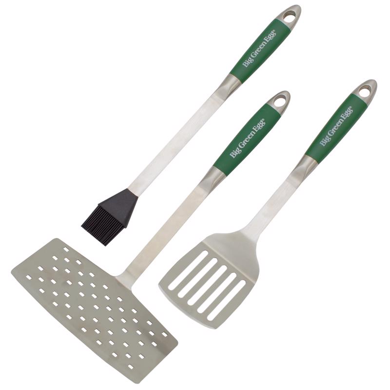Big Green Egg Stainless Steel Grilling Tool Set - 3 pc.