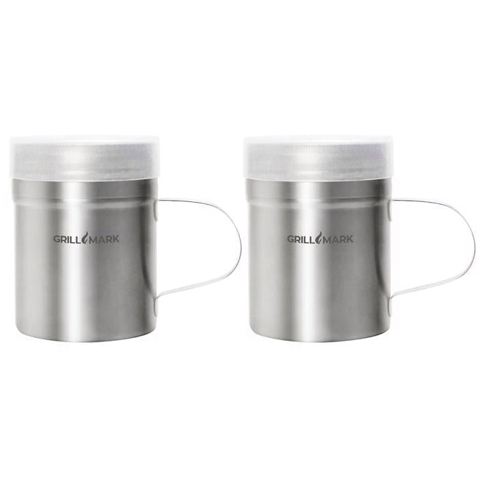 Grill Mark Stainless Steel Rub & Seasoning Shakers - 2 pc.