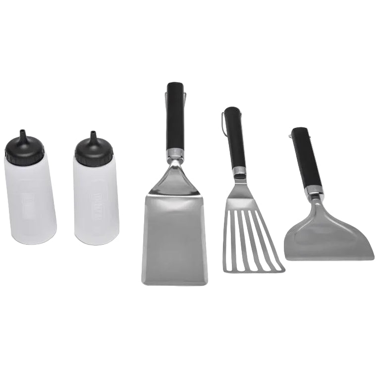 Weber Stainless Steel Flat Top Griddle Tool Set - 5 pc.