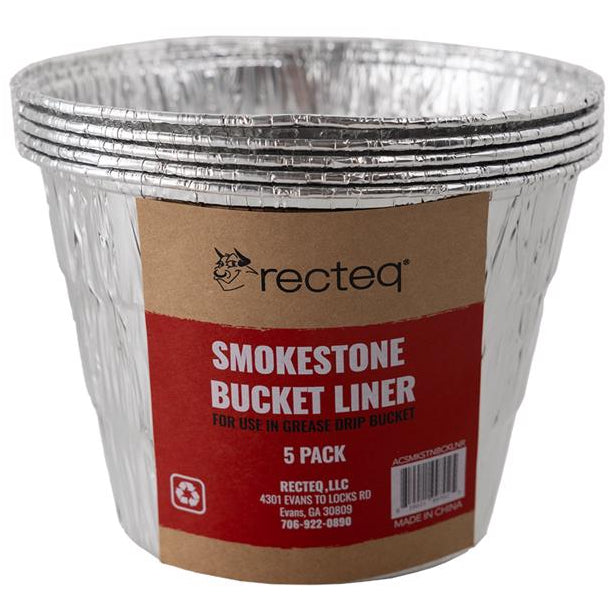 Recteq Smokestone Aluminum Bucket Liner - 5 pc.
